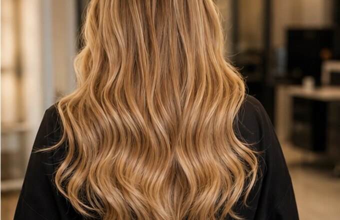 Cabelo longo hidratado após tratamento capilar